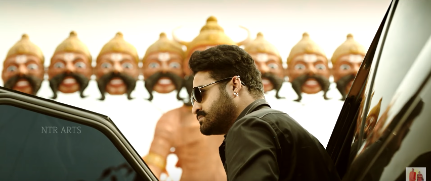 Junior NTR as Jai in Jai lava kusa a ravana devotee