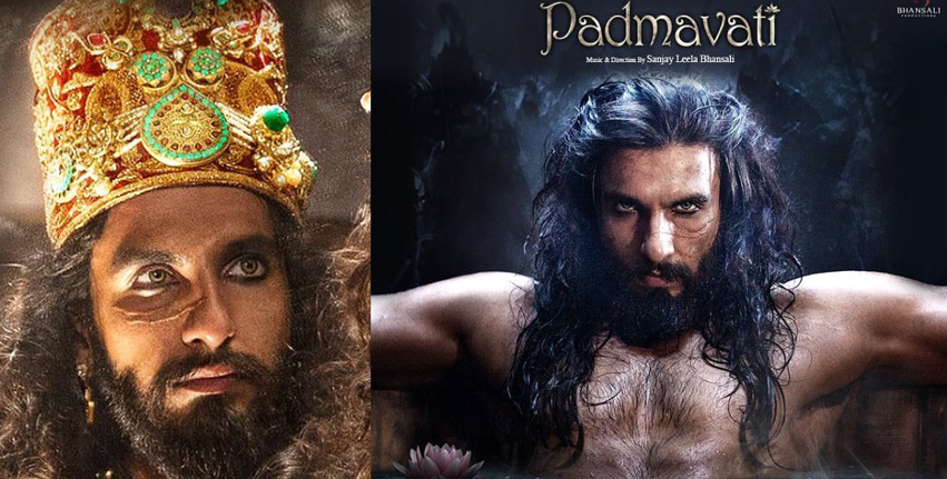 Sultan Alauddin Khilji look Ranveer Singh Padmavati Movie Scary Look With Scars